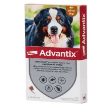 Краплі Advantix АДВАНТИКС ХХL для собак 40-60 кг від бліх та кліщів 6 мл - 1 шт