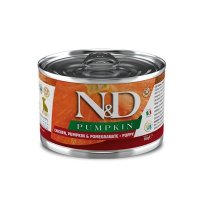 Вологий корм Farmina Dog N&D Grain Free PUMPKIN CHICKEN PUPPY MINI з гарбузом куркою гранатом - 140 г