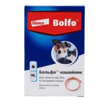 Нашийник Bolfo БОЛЬФО для собак і котів від бліх та кліщів - 35 см