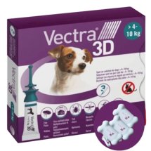 Крплі Ceva Vectra 3D Вектра для собак 4-10 кг від бліх - 1 шт