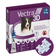 Крплі Ceva Vectra 3D Вектра для собак 10-25 кг від бліх - 1 шт