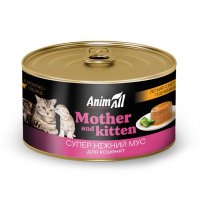 Вологий корм Animall Cat для котів та кошенят легкий старт годування - 195 г - 195 г