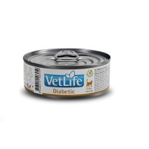 Вологий корм Farmina Cat Vet Life Diabetic дієтичне харчування для контролю рівня глюкози в крові при цукровому діабеті - 85 г - 85 г