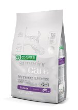 Сухий корм Nature's Protection Dog SC White Grain Free Junior All Breeds (Salmon) Беззерновий для цуценят та юніорів усіх порід Біла Шерсть з Лососем - 1.5 кг
