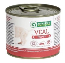 Вологий корм Nature's Protection Dog PUPPY VEAL для цуценят та юніорів з телятиною - 200 г