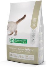 Сухий корм Nature's Protection Cat Sterilised junior Poultry with krill 6-12 months All breed для стирилізованих кошенят - 7 кг - 2 кг