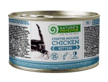 Вологий корм Nature's Protection Cat Kitten Starter Mousse Chicken - 200 г - 200 г
