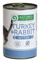 Вологий корм Nature's Protection Cat Kitten Turkey & Rabbit для кошенят з індичкою і кроликом - 400 г - 400 г