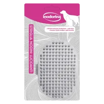 Щітка-рукавичка Inodorina Striglia Nodini Lucidant гумова для вичісування короткошерстих собак та котів - 1 шт