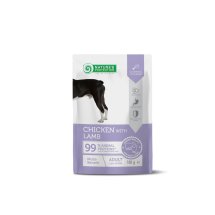 Вологий корм Nature's Protection Dog Adult Multi-benefit Chicken with Lamb для собак мульті-користь з куркою і ягням - 100 г