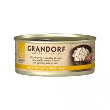 Вологий корм Grandorf Cat Chicken Breast Duck Fillet - 70 г - 70 г