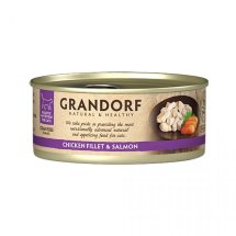 Вологий корм Grandorf Cat Chicken Breast Salmon - 70 г - 70 г