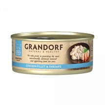 Вологий корм Grandorf Cat Chicken Breast Shrimps - 70 г - 70 г