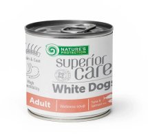 Вологий корм Nature's Protection Dog SC WHITE DOGS ALL BREEDS ADULT SALMON & TUNA SOUP Суп для собак Біла Шерсть з Лососем і Тунцем - 140 мл