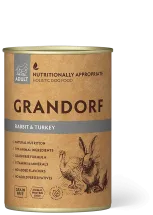 Вологий корм Grandorf Dog Rabbit Turkey Adult для собак з м'ясом кроля та індичкою - 400 г