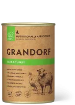 Вологий корм Grandorf Dog Lamb Turkey Adult для собак з ягням та індичкою - 400 г