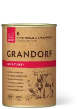 Вологий корм Grandorf Dog Beef Turkey Adult для собак з яловичиною та індичкою - 400 г