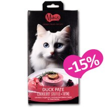 Ласощі Mavsy Creamy Duck Breast Pate With Cranberry Паштет з качиної грудинки, журавлинового суфле та тим'яну - 5х15г - 15 шт
