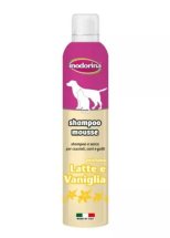 Шампунь - мус Indorina Shampoo Mousse Lat Van для собак та котів з ароматом ванілі та молока - 300 мл