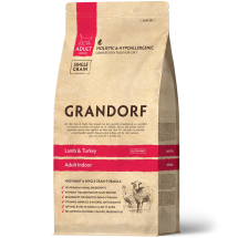 Сухий корм Grandorf Cat Indoor Lamb Turkey ягня та індичка для дорослих котів - 8 кг - 2 кг
