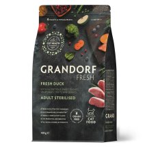 Сухий корм Grandorf Cat Sterilized Fresh Duck Sweet Potatoe для стерилізованих котів качка з бататом - 400 г - 400 г