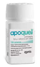 Таблетки Апоквель для собак від симптомів алергії 5.4 мг - 100 таб