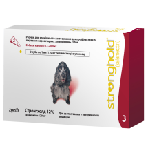 Стронгхолд 12% для собак 10.1-20 кг 1 мл - 1 піпетка