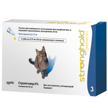 Стронгхолд 6% для котів 2.6-7.5 кг 0.75 мл - 1 піпетка