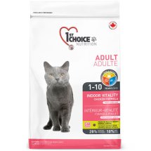 Сухий корм 1st Choice Cat Adult Indoor Vitality Chicken Фест Чойс Курка Віталіті для котів - 10 кг