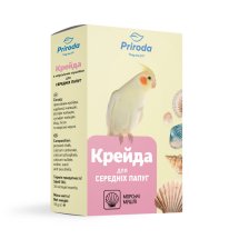 Крейда Природа для середніх папуг з морськими мушлями - 18 г