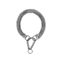 Нашийник-зашморг Trixie для собак потрійний хромований розмір 65 см/2.5 мм - XL