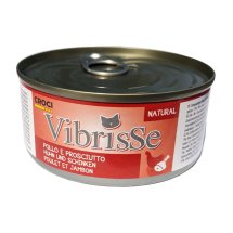 Вологий корм Vibrisse Cat Для котів курка шинка - 140 г