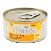 Вологий корм Vibrisse Cat JELLY Для котів тунець/куряча шинка в желе - 70 г