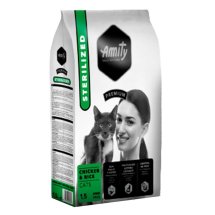 Сухий корм Amity Cat Sterilized Chicken для котів стерилізованих з куркою та рисом - 1.5 кг