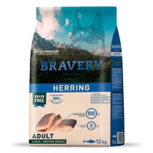 Сухий корм Bravery Dog Herring Large/Medium Adult для собак cередніх та великих порід з оселедцем - 12 кг
