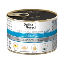 Вологий корм Dolina Noteci Dog Premium Для цуценят юніорів собак маленьких порід з рубцем ягнятини - 185 г