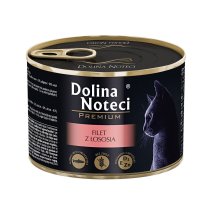 Вологий корм Dolina Noteci Cat Premium Для котів з філе лосося - 185 г
