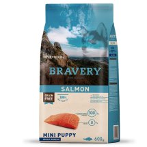 Сухий корм Bravery Dog Salmon Mini Puppy для цуценят дрібних порід з лососем - 600 г