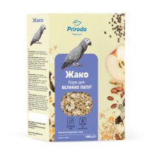 Корм Природа Жако повнораціонний вітамінізований для великих папуг - 1 кг