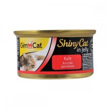 Вологий корм GimCat Shiny Cat для котів з куркою в желе - 70 г