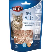 Ласощі Trixie Premio Tuna Rolls для котів шматочки з тунцем та куркою - 50 г