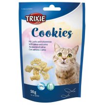 Ласощі Trixie Cookies для котів печиво з лососем та котячою м'ятою - 50 г