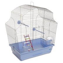 Клітка Природа Мері для дрібних декоративних птахів хром/блакитна 44x27x54 см - 1 шт