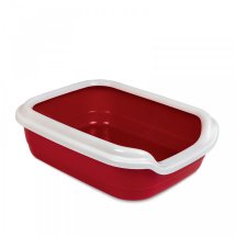 Туалет Природа Comfort L для котів бордо 49х39х15 см - 1 шт