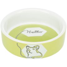 Миска Trixie для гризунів Hello Hamster хом як керамічна 8 см - 90 мл