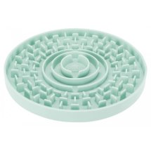 Миска-килимок Trixie для цуценят Junior для повільного годування блакитна пластик d-21 см - 1 шт