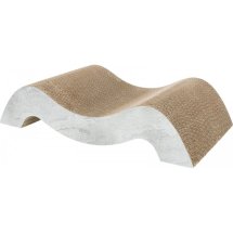 Дряпка Trixie для котів Хвиля XXL та котячою м ятою картон сіра 64х14х37 см - 1 шт