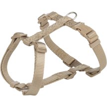 Шлея Trixie Premium H-harness для собак XS-S 30-44 см 10 мм - Пісочний