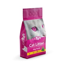 Наповнювач бентонітовий Catfun з ароматом дитячої присипки 5 л - 5 л