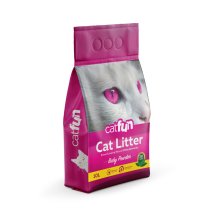 Наповнювач бентонітовий Catfun з ароматом дитячої присипки - 10 л